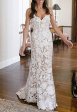 C2023-S721T - sweetheart strapless embroidered sheath wedding gown