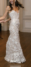 C2023-S721T - sweetheart strapless embroidered sheath wedding gown