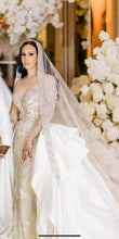 C2025-EA2777 - crystal beaded strapless wedding gown
