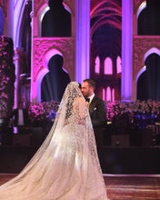 C2023-BG19T - strapless beaded formal ball gown wedding dress