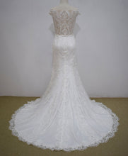 Style MA21013 - Cap sleeve embroidered wedding gown